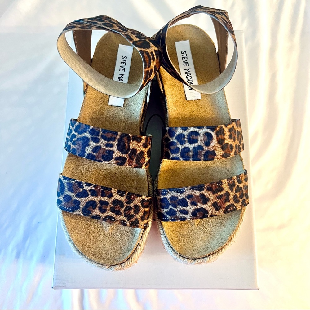 Steve Madden kimmie Leopard Platform NEW